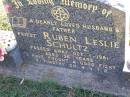 Ruben Leslie SCHULTZ,
husband father,
died 1 Oct 1981 aged 56 years;
Tarampa Apostolic cemetery, Esk Shire