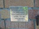 Ernest Charles MOTUM,
12-9-1910 - 22-4-1991;
Vera WATKINS;
Tea Gardens cemetery, Great Lakes, New South Wales