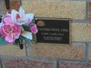 Walter Cecil FISK,
died 7-1-2000 aged 87 years;
Tea Gardens cemetery, Great Lakes, New South Wales