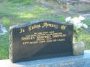 Shirley Winifred SIMPSON,
wife mother grandmother,
died 25 Aug 1995 aged 59 years;
Tea Gardens cemetery, Great Lakes, New South Wales