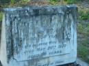 Edward G. DAVIES,
died 5 Nov 1916 aged 59 years;
Mary,
wife,
died 20 May 1929 aged 74 years;
William CROESE,
husband father,
died 21 Dec 1935 aged 44 years;
Tea Gardens cemetery, Great Lakes, New South Wales