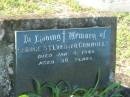 George Sylvester CONNOLLY,
died 4 Jan 1946 aged 59 years;
Tea Gardens cemetery, Great Lakes, New South Wales