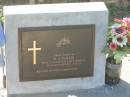 D.J. COLLIN,
died 15 Oct 2005 aged 59 years,
son;
Tea Gardens cemetery, Great Lakes, New South Wales