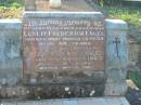 Leslie Frederick ENGEL,
husband father,
died 15 March 1959 aged 68 years;
Eliza Helen ENGEL,
mother,
died 2 March 1964 aged 68 years;
Tea Gardens cemetery, Great Lakes, New South Wales
