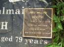 Sylvia Valmai BOOTH,
died 13 March 1995 aged 79 years,
wife of Jack William Phillip,
mother of Janice & David;
David William BOOTH,
7-7-1942 - 19-2-2006,
father of Matthew, Sharon & Valda;
Tiaro cemetery, Fraser Coast Region