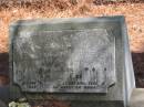 
James HAZELL died 5th? Mar 1910 aged 66 years,
Ellen HOLKER died 23 Nov 1921 aged 38 years,
Tingalpa Christ Church (Anglican) cemetery, Brisbane
