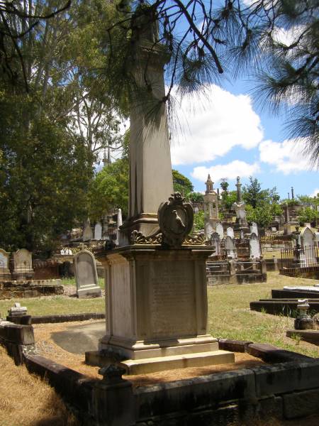 Toowong Cemetery, por 13, sect 29, grave 22;  | Bell Harry Frederic Hawkesley, 12 / 10 / 1938, 81 years;  | Bell Charles Frederick, 19 / 08 / 1875;  |   | Toowong cemetery portion 13  sect 29  grave 11;  | Hobbs Ivy Phyllis, 09 / 08 / 1915;  | Bell Harriett, 28 / 05 / 1913, 93 years;  |   | Charles Frederick (BELL),  | eldest son of late Charles BELL,  | of 29 Stanley Gardens Kensington Park, London,  | d: 20 Aug 1872, aged 45;  |   | (wife) Harriett BELL,  | d: 20 May 1913;  |   | (son) F.H. BELL,  | d: 16 Aug 1938;  |   |   | Phyllis HOBBS,  | d: 8 Aug 1915;  |   | A.C. BODEN,  | d: 26 Nov 1945;  |   | Florence A BODEN,  | wife of A C BODEN,  | d: 14 Oct 1948;  |   | 