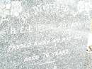 H.E.L. (Ellie) ZILLMAN,
died 4 May 1966 aged 76 years;
Upper Caboolture Uniting (Methodist) cemetery, Caboolture Shire