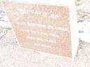 Charles Bertram ZILLMAN,
died 20 Aug 1964 aged 86 years;
Upper Caboolture Uniting (Methodist) cemetery, Caboolture Shire