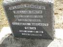 William SMITH,
died 13 June 1951 aged 74 years;
Elizabeth Margaret SMITH,
died 13 June 1962 aged 84 years;
Upper Coomera cemetery, City of Gold Coast