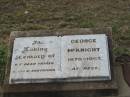 George MCKNIGHT,
father grandfather,
1878 - 1967;
Warra cemetery, Wambo Shire