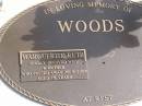 Marguerite Ruth WOODS
d: 28 Mar 2003, aged 75
Woodhill cemetery (Veresdale), Beaudesert shire