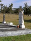 Frances Elizabeth (McDougall)
(wife of John McDougall)
29 Sep 1887, aged 50
John McDougall
24 Feb 1904, aged 82
(granddaughter) Margaret McDougall
6 May 1922, aged 19
John McDougall
(husband of Martha McDougall)
15 Apr 1943, aged 84
Martha L McDougall
b: 25 Dec 1868, d: 15 Sep 1949, aged 80
Louisa Hopkins
b: 2 Jul 1893, d: 3 Jan 1937, aged 43
Woodhill cemetery (Veresdale), Beaudesert shire