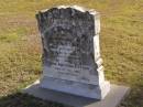 Clara Strow
31 Jul 1947, aged 50
John Archibald Strow
8 Oct 1963, aged 73
Woodhill cemetery (Veresdale), Beaudesert shire