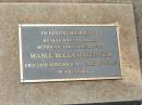 
Mabel Bella BALLINGER,
wife mother mother-in-law grandmother,
died 24 Sept 1998 aged 85 years;
Yarraman cemetery, Toowoomba Regional Council
