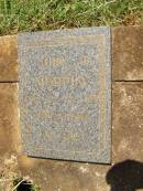 
John J. MURPHY,
died 5 Feb 1970 aged 74 years;
Yarraman cemetery, Toowoomba Regional Council
